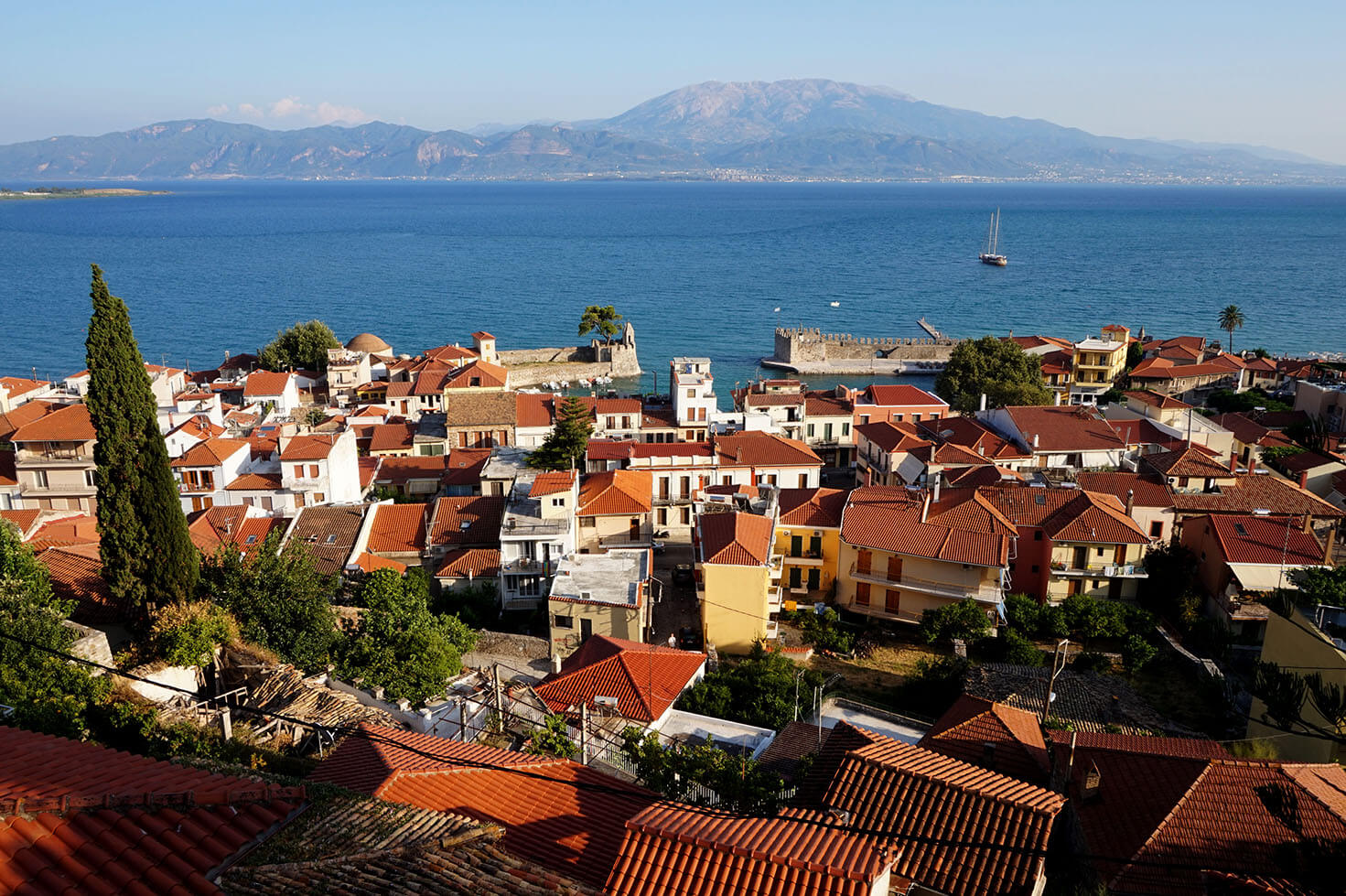View of Nafpaktos from the Citadel