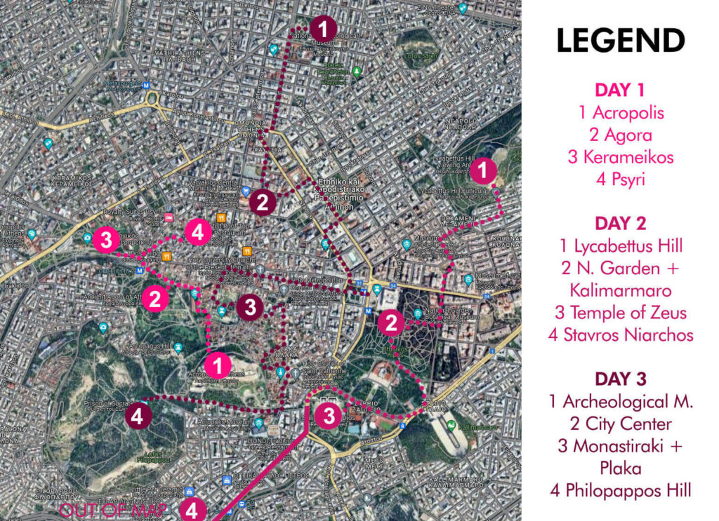 What to Do in Athens in 3 Days: The Perfect Itinerary - In Love with Greece