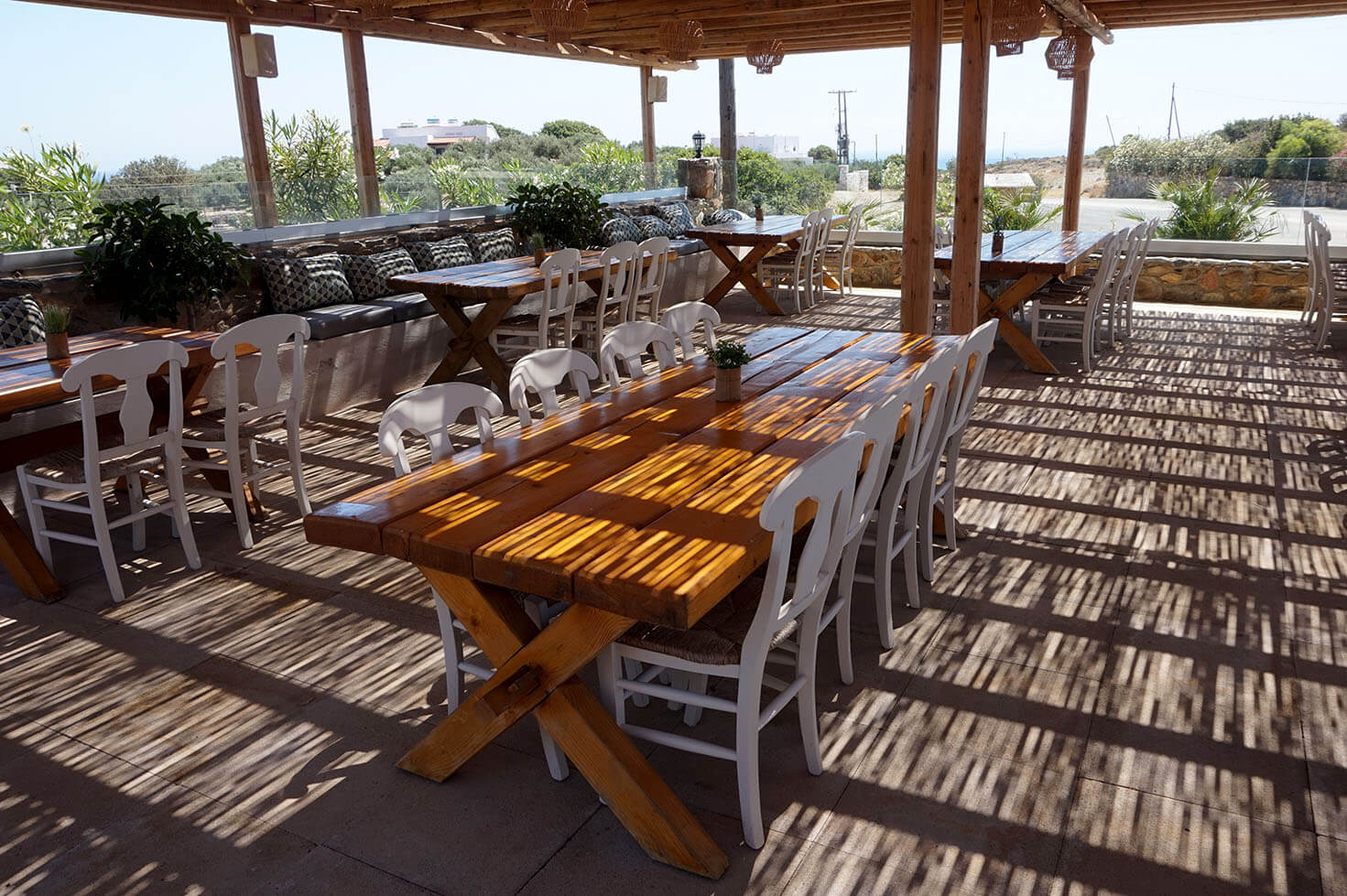 Restaurant close to the beach