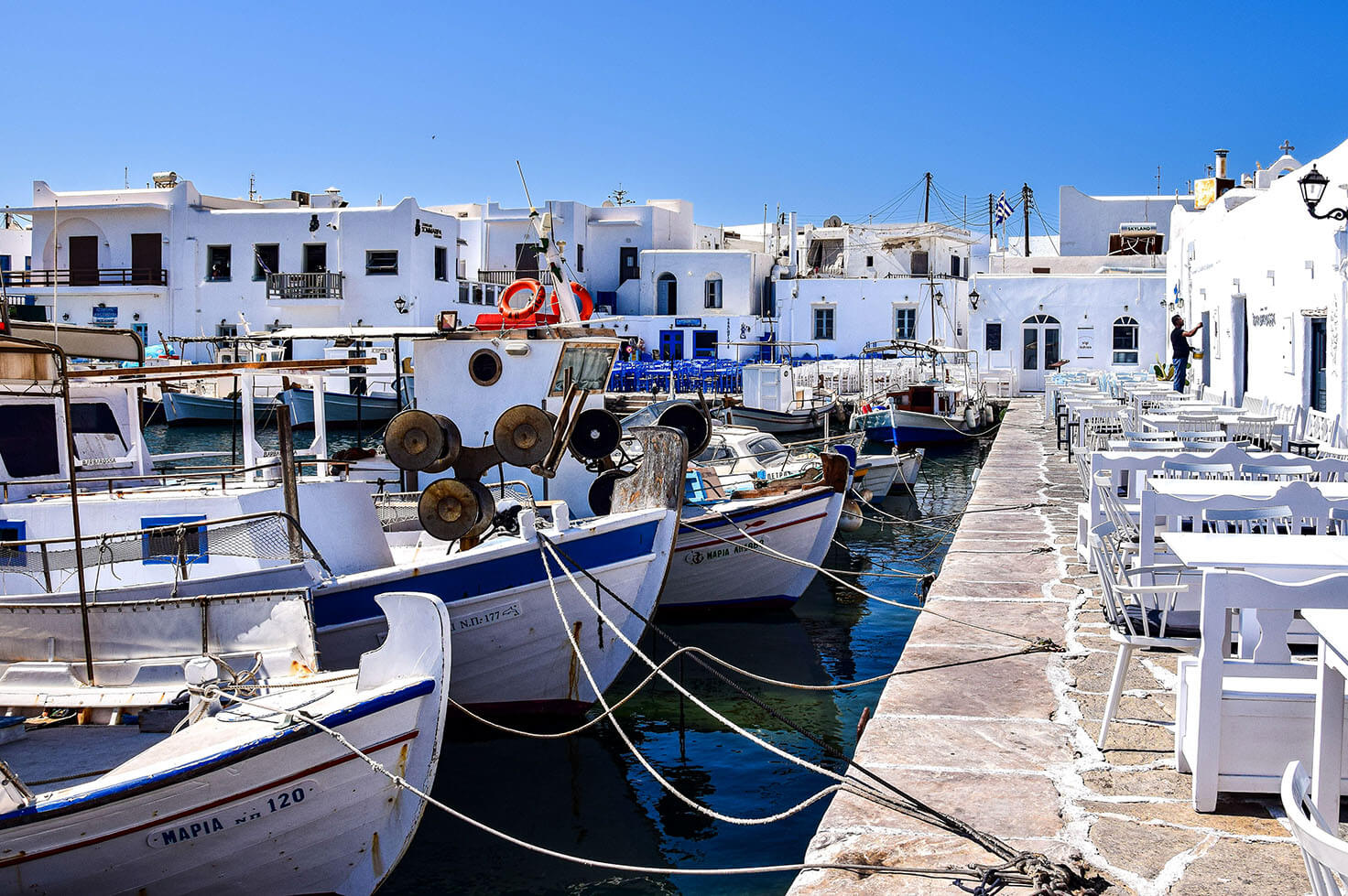 Old port of Naoussa
